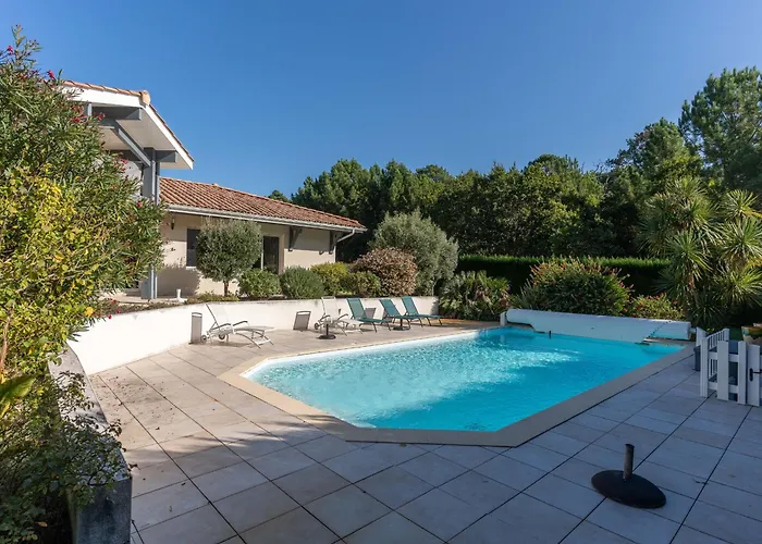 فيلة Familiale Avec Piscine Chauffee, Clim, 4 Chambres, Proche Golf Et Plages - Fr-1-319-565 بيسكاروس